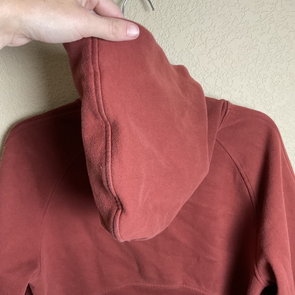 CRZ Yoga Womens Small Cropped Fleece Lined Half Zipper‎ Funnel Neck Hoodie - Picture 7 of 7